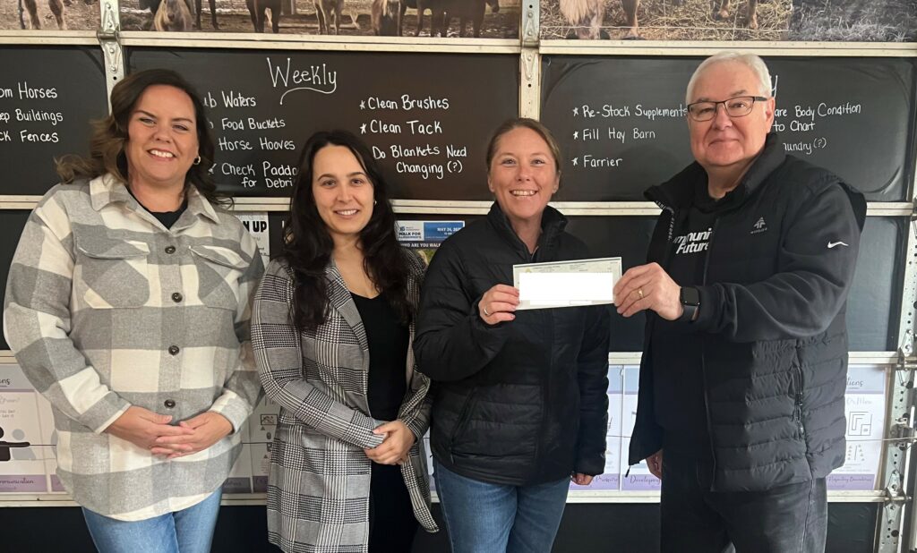 Alisha Wilson receives her grant
